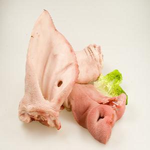 caretas de cerdo con orejas 50% duroc