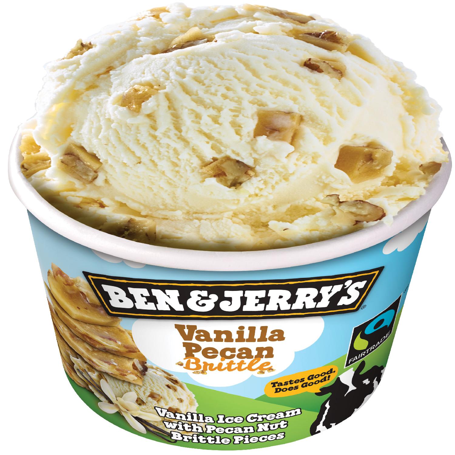 b&j vainilla pecan brittle 100 ml